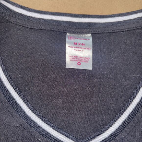 Women’s Black Tee Shirt Size Medium With White Trim - Picture 3 of 7